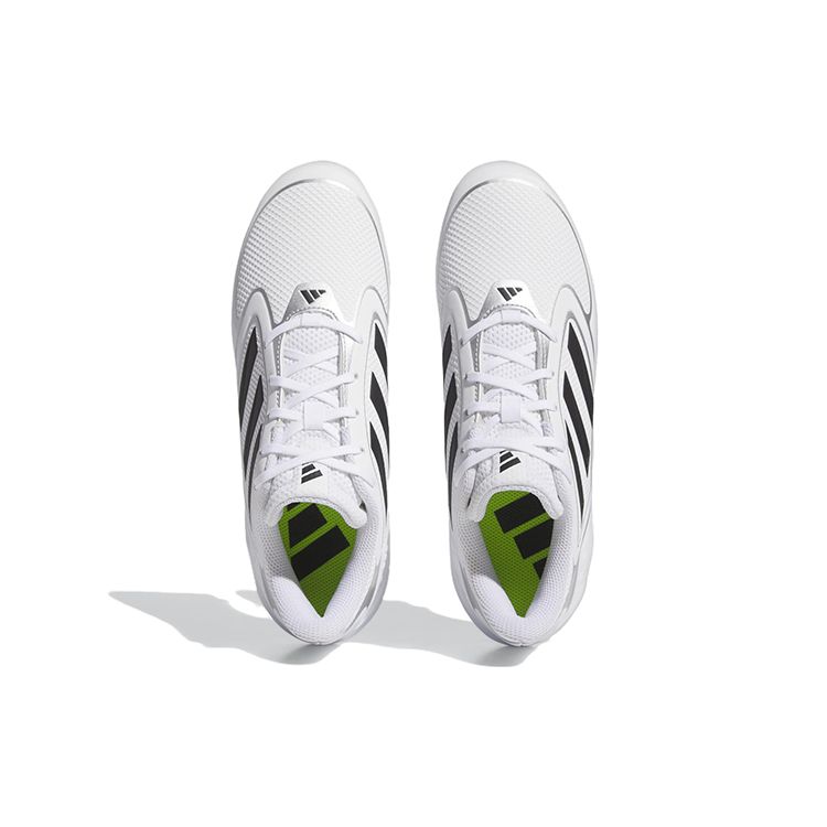 Adidas PureHustle 3 MD белые черные женские кроссовки Cloud-White Core-Black Silver-Metallic IG7139