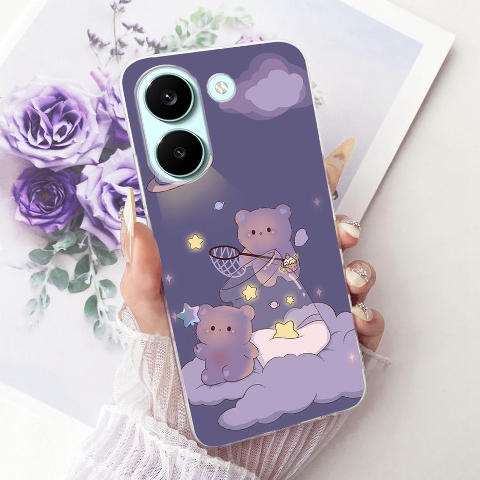Чехол для Xiaomi Poco X8 Pro 5G Милый Чехол с Рисунком Сердечка Мягкий Тонкий Чехол для Телефона Для Xiaomi Poco X8 Pro Max PocoX8 Pro 5G