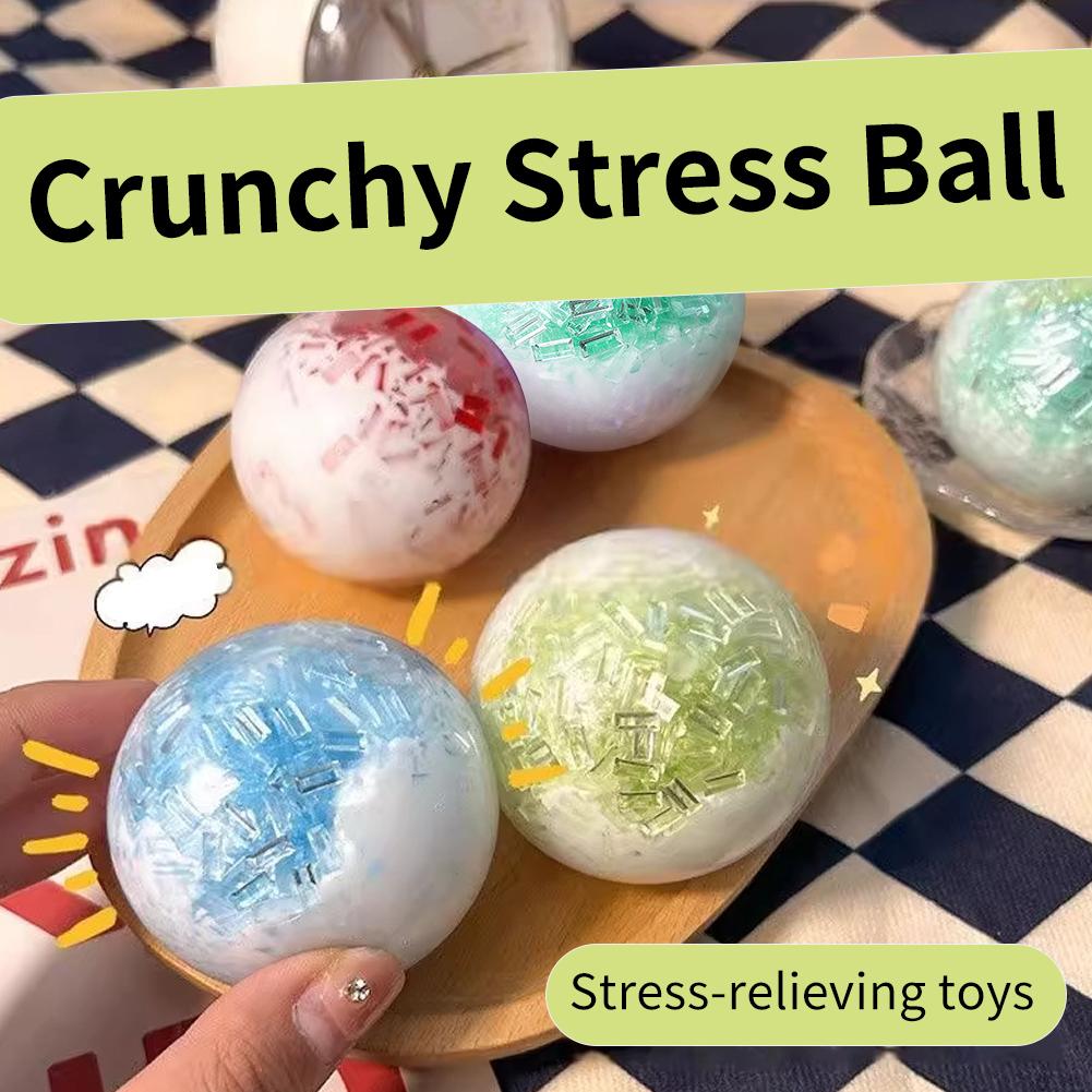 Squeeze Sensory Toy Soft Relaxation Fun Portable Calming Gadgets Kids Adults Colored Ball Fidget Toy For Home School Traveling