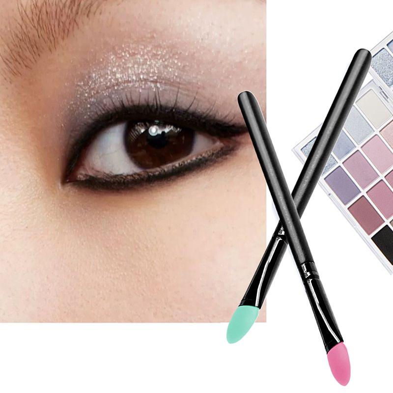 Мягкая силиконовая кисть для теней для век, профессиональная косметическая кисть для лица, женские косметические инструменты для губ, аппликатор для губной помады