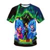2026 Новая футболка с принтом аниме Dragon Ball Super Броли Гоку Веджета Мужская Оверсайз Повседневная Уличная Одежда Графический Принт Футболка с коротким рукавом