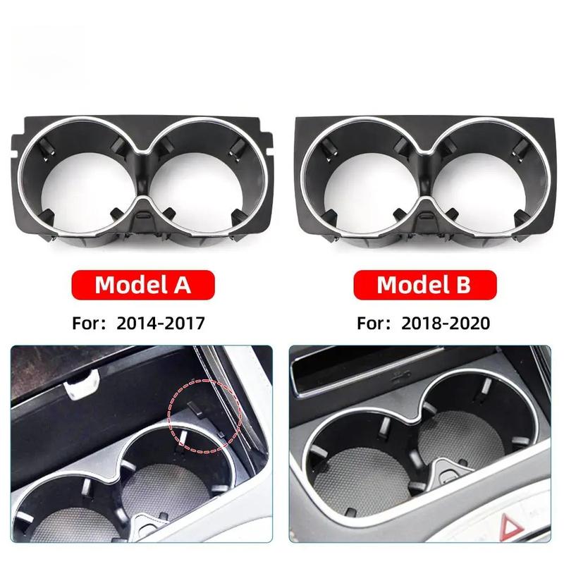 For Benz Car Front Center Console Drinks Water Cup Holder ert Frame for Mercedes S Class S300 S350 S400 2226830075 2228102800