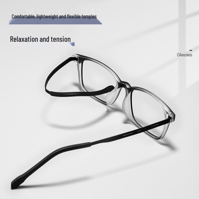 Danyang 9839XP Маленькая оправа Высокая мощность Очки для близорукости, Сверхлегкая резино-титановая мужская оправа для очков.