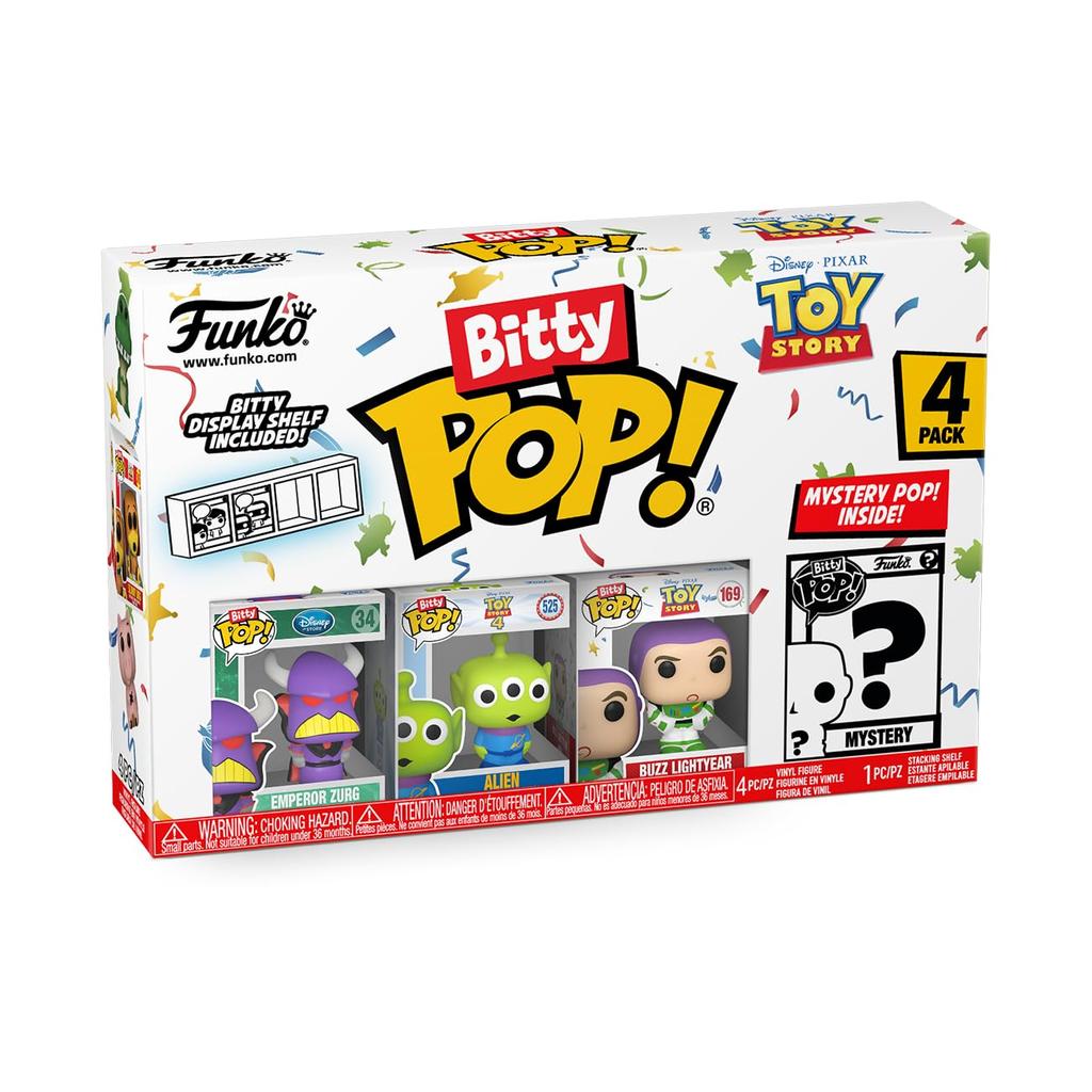 Disney Toy Story Zurg Figure Funko Bitty Disney Funko 4-pack POP!