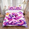 3pcs Twilight Sparkle Bedding Set, Including 1 Quilt Cover and 2 Pillow Shams, Without Filling, Soft and Comfortable Home Bedroom Fabric, Fa