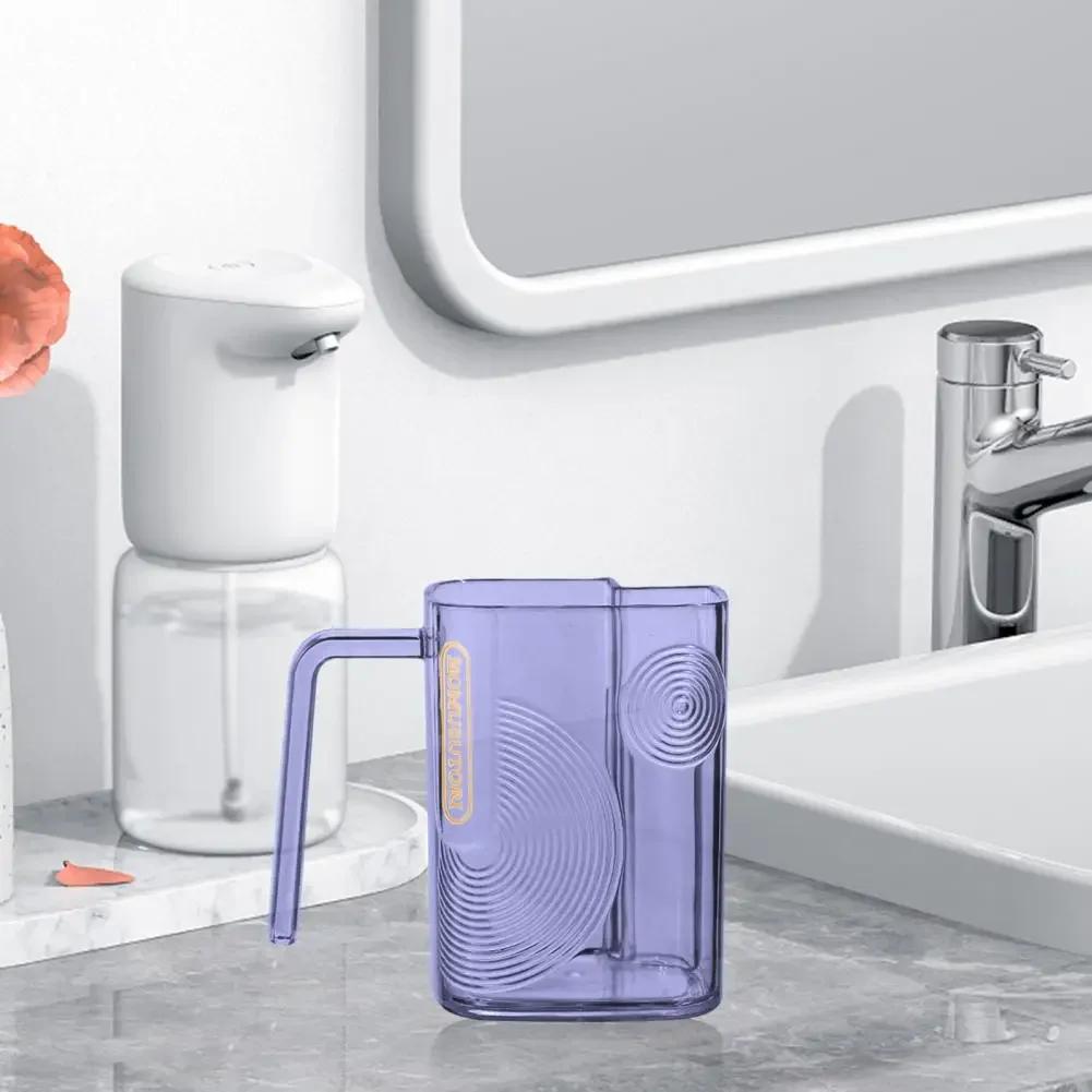 Light Luxury Transparent Mouthwash Cup Household Couple Toothbrush Cup Simple Student Wash Cup Toothbrush Cup
