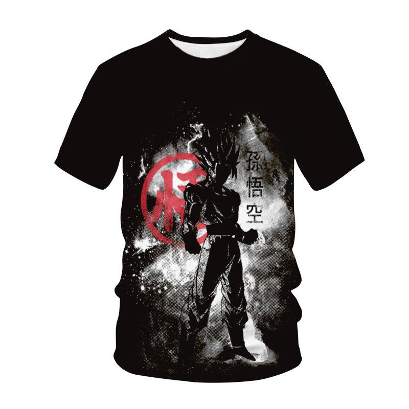 Summer Animation Anime Men's and Women's Summer Casual Clothes Wukong Top 3D T-shirt