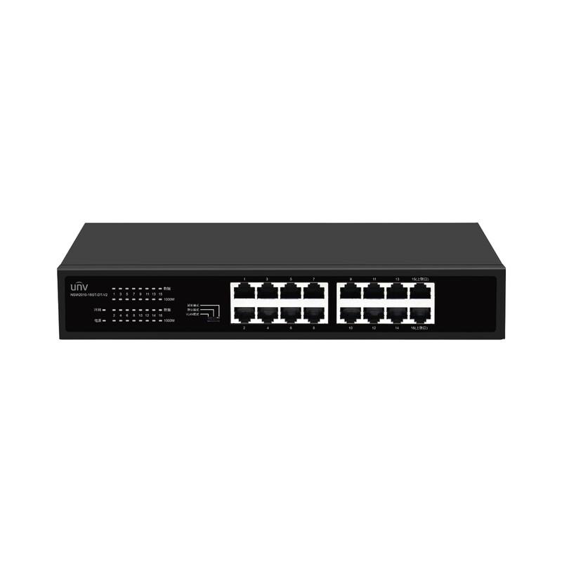 Uniview NSW2010-16GT-DT-V2 16-Port Gigabit Rack-Mount Switch CN plug (adapter included)