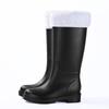 High-end Women's High-tube Rain Shoes Fashionable Outer Wear Thickened Non-slip Water Shoes Women's Waterproof Boots Rubber Shoes Long Rain Boots