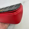 [Pre-Owned] Lola Bag TB Logo Quilted Three-Color Lambskin Metal Chain Shoulder Crossbody Bag Small - Very Good #KOQILV