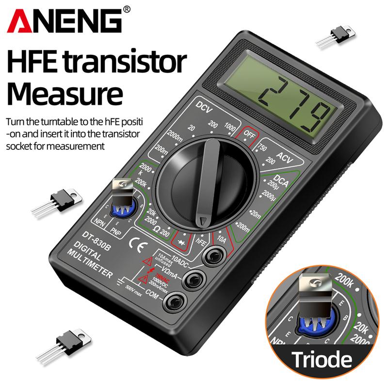 ANENG DT830B Digital Multimeter + BT167 Battery Tester Combo 1999 Counts AC DC Voltage Current Resistance Tester Tool Set