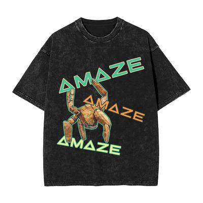 Mens Amaze Rocky Fan Art Project Hail Mary T Shirts Top Tees Summer Basic Short Sleeve T Shirt O Neck Hip Hop Casual Tee Shirt