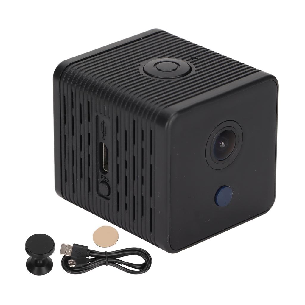 Мини-камера 1080P WiFi с функцией обнаружения движения и ночного видения, миниатюрная видеокамера для домашней безопасности и спорта