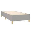 Maison Exclusive - Sommier à lattes de lit avec matelas Gris clair 80x200 cm Tissu