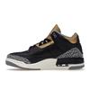 Air Jordan 3 Retro Black Gold Women Sneakers Fire-Red Metallic-Gold Cement-Grey CK9246-067