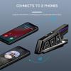 BT40 Bluetooth Motorcycle Helmet Headset Wireless Noise Reduction Motorcycle Headset Waterproof Headphones with Ambient Light