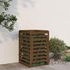 VidaXL Shelter for Wheeled Bin, Bin Shed with Door, Bin Cover with Lid Outdoor Garden, 825103