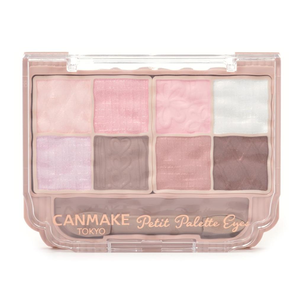 CANMAKE Палетка теней Petit Palette 01 Plume Flower 2,0 г - Розово-бежевая палетка