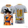 2026 Летняя Ретро Футболка Dragon Ball для Фитнеса Мужская Оверсайз 3D Печать Короткий Рукав Семейная Унисекс Детская Спортивная Футболка