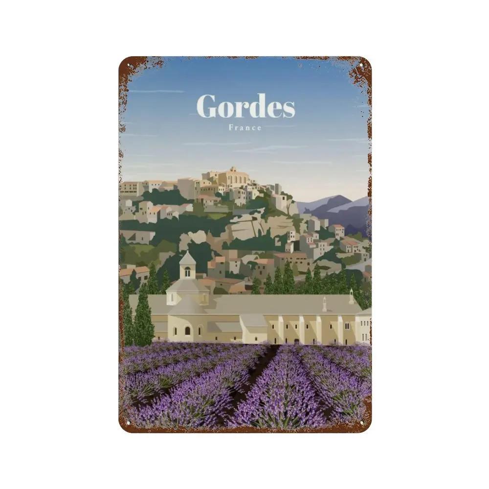 Амстердам Лондон Исландия Бали Путешествия Плакат Металлическая Жестяная Вывеска Табличка Ретро Таблички Для Клуба Человек Пещера Бар Отель Домашний Кафе Настенный Декор