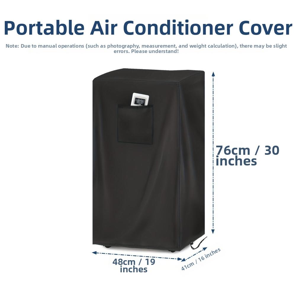 300D Oxford Cloth Mobile AC Unit Cover Drawstring Bottom Dustproof Cover For Mobile AC Unit