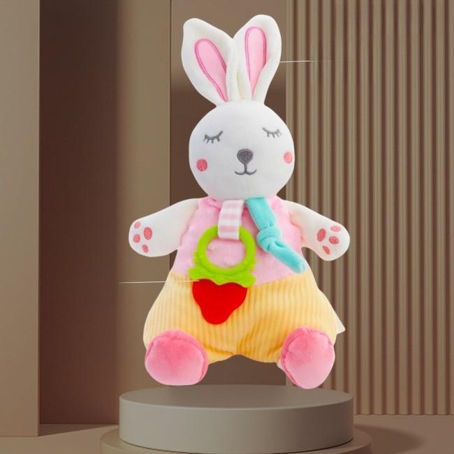Soft Cotton Baby Sleep Doll With Cute Animal Design For Newborn Bedtime