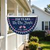 Наружный веерообразный флаг к 0-летию США - 4590 см, Патриотический декоративный