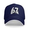 67 Hands Meme Number 67 Graphic Funny Six Seven Design Sun Baseball Cap Summer Men Women Design Trucker Hat Sunscreen Streetwear
