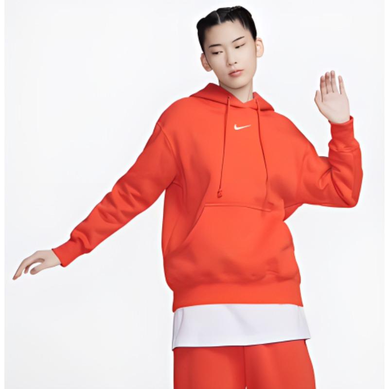 Nike Спортивная одежда Phoenix Флисовая толстовка Женская Красная DQ5861-633
