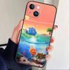 D-Gumball and Darwin Phone Case For iPhone 17 16 15 14 13 12 Max Plus Silicone Black Cover