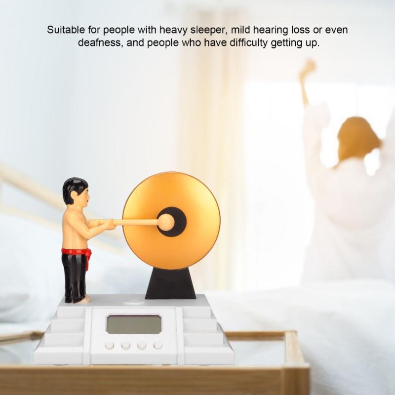 Alarm Clock Digital Alarm Clock With Gong Stick Supports Screen Backlight For Heavy Sleepers