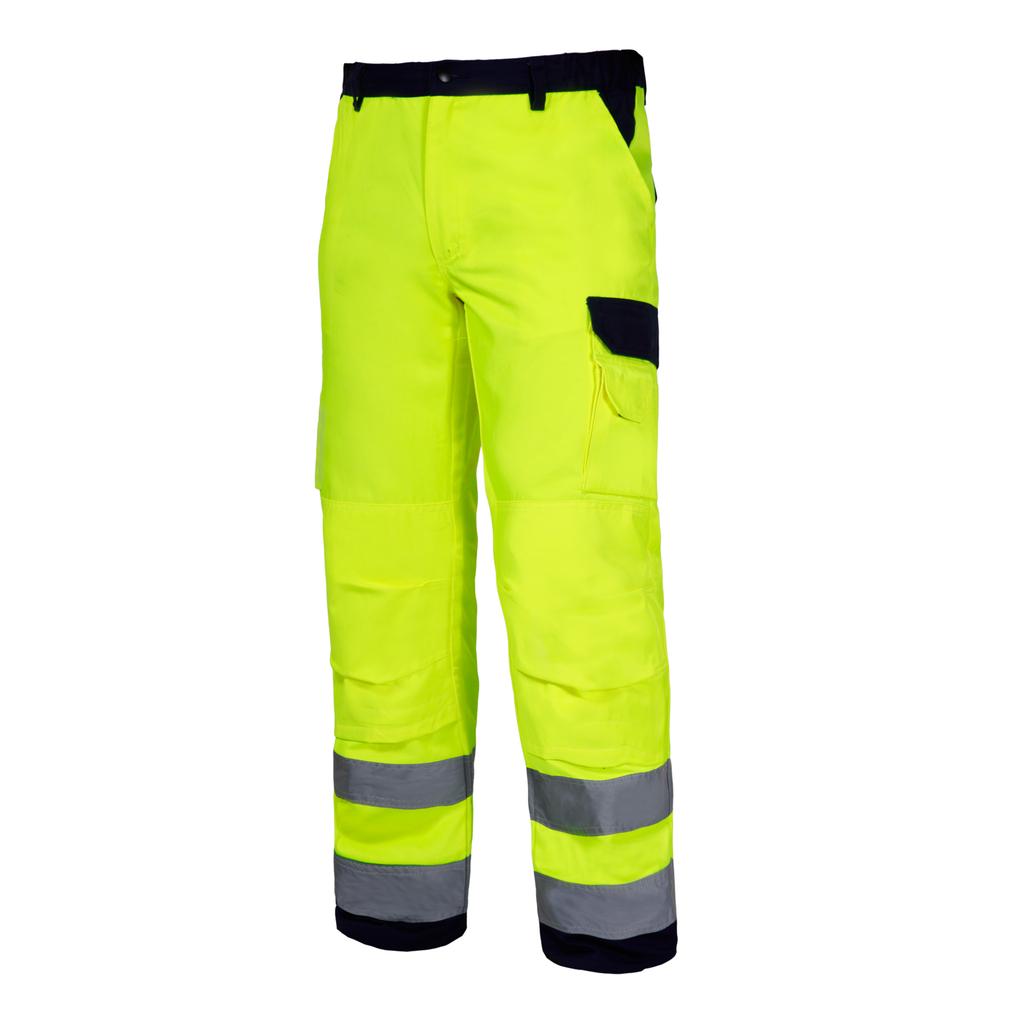 Warning Trousers Yellow 'Premium', "2Xl", Ce, Lahti