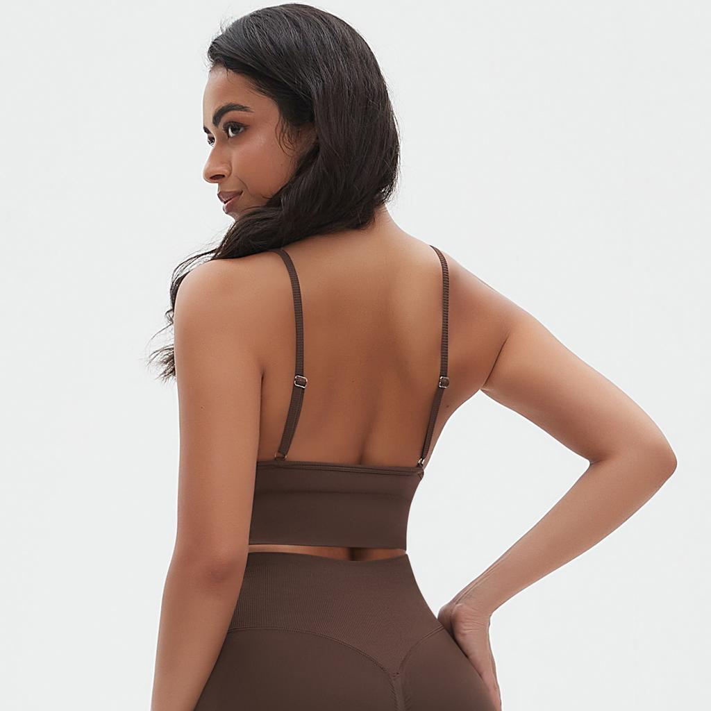 Auroth Женский быстросохнущий жилет для йоги с открытой спиной, нижнее белье для фитнеса, бесшовный спортивный топ для бега