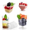 DIY Trapezoidal Container Transparent Dessert Cup Disposable Cupcake Cups Mousses Pastry Tools