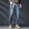 Мужские хлопковые повседневные джинсы для мужчин, мужские брюки высокого качества