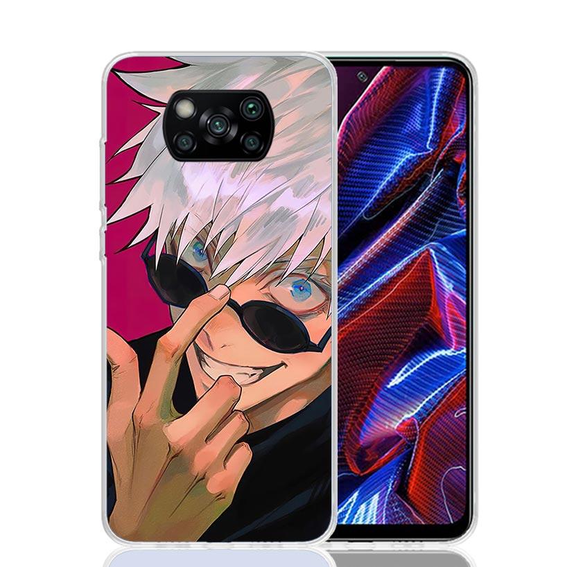 Hot Anime Kaisens Jujutsus Case Phone Cover for Xiaomi Redmi Note 10 9 9S 8 8T 7 5 Pro Mi 12T 11T 10T 9T 12 11 Lite A3 A2 Trend