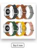 Совместимые кожаные силиконовые ремешки для Apple Watch Series 3-8