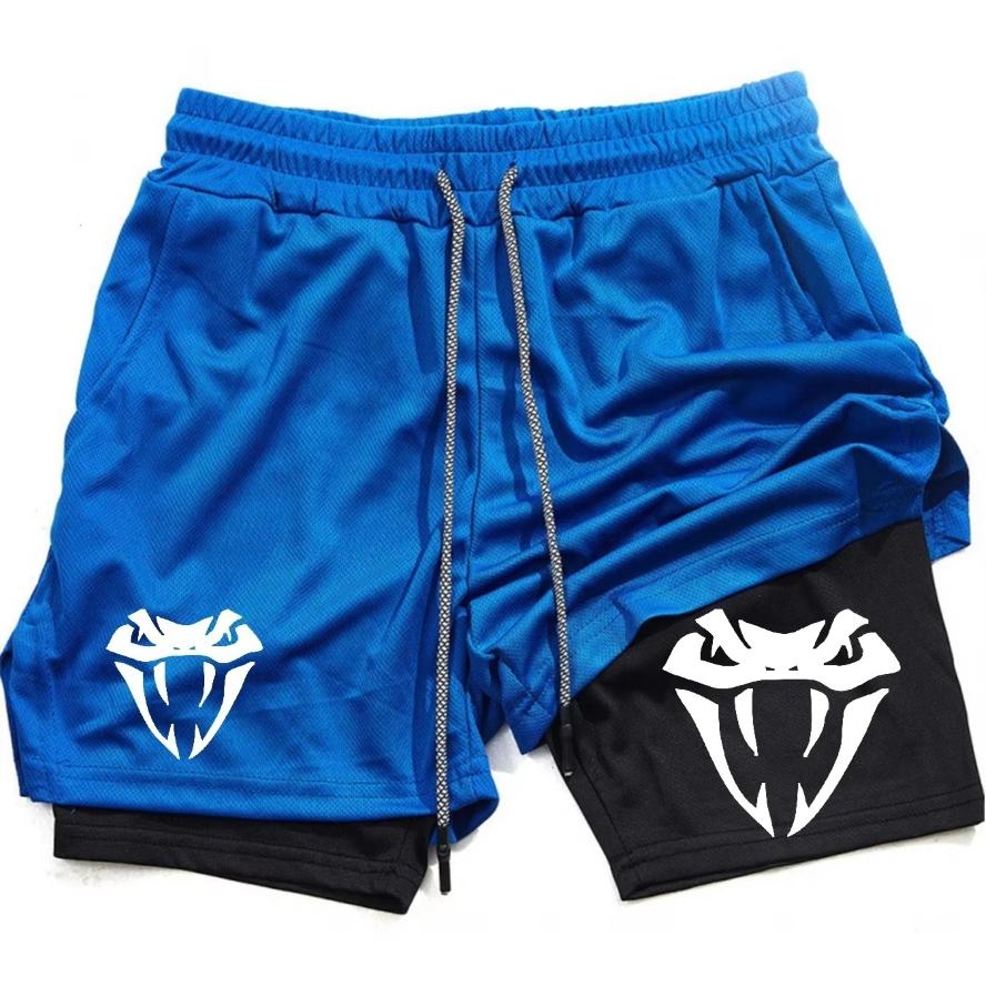 Snake Muay Thai Kick Boxing MMA Shorts Spider Men Women Unisex Double Layer Quick Dry Breathable Training Sport Gym Fitness Workout