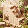 Detachable Hamster Climbing Ladder Wooden Mouse Habitat Small Pet Shelter  Guinea Pig