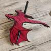 Carved Dragon Flying Dragon Wing Hair Accessory Gothic Fairy Tale Dragon Hair Pin  Halloween