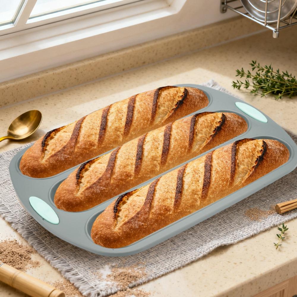 Anti-scalding Silicone Bread Pan Non-stick Baking Tray Durable Baking Mold  Oven