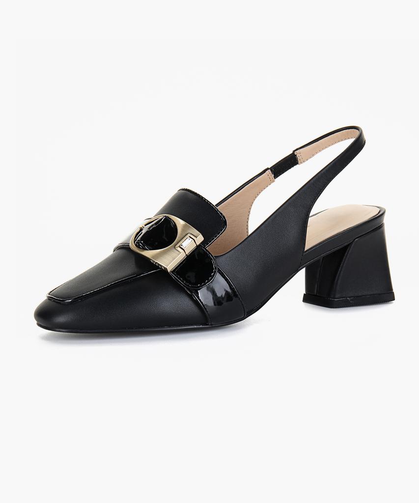 Recur Ecur Anello 21 камень Slingback Черный 1025