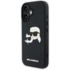 Karl Lagerfeld Hc 3D Rubber Double Heads Case For Iphone 16 Black