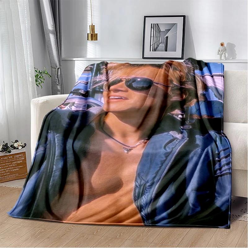 JJ Maybank 2025 New Style Rudy PankowStar Flannel Blanket,Soft Throw Blanket for Home Bedroom Bed Sofa Travel Cover Kid Gift