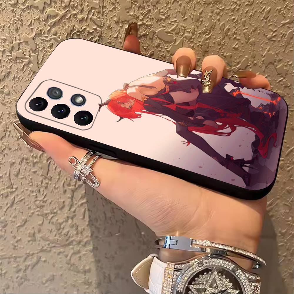 A-Arknights Endfield Laevatain Surtr Phone Case For Samsung Galaxy A13,21s,22,31,32,52,53,71,80,A91 Soft Black Cover