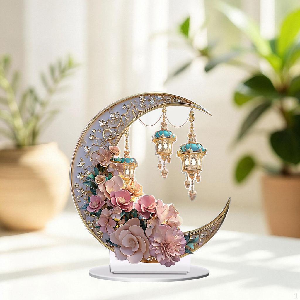 Двумерная плоская акриловая decoration Ramadan, centerpiece для стола, Eid Mubarak, декоративная для праздника