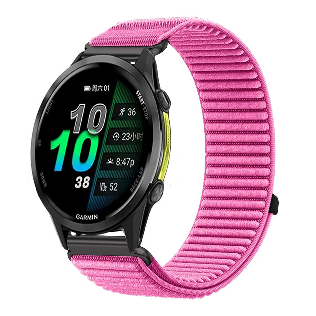 18mm 20mm 22mm Nylon Loop Strap for Garmin Forerunner 970 570 965 955 165 55/Venu 4 45mm 41mm Bracelet for Garmin Vivoactive 6 5