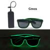 Led Sunglasses Masquerade Concert Club Rave Accessories Glowing Sunshade Glasses Cyberpunk Men Glasses Women LED Pink Glasses 4