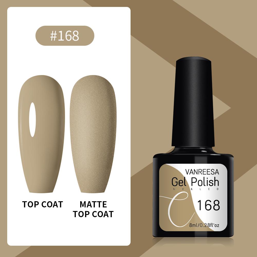 VANREESA Набор гелей для ногтей 111 цветов Гель-лак для ногтей Soak Off Базовое покрытие Верхнее покрытие Маникюр для ногтей УФ-светодиодный полуперманентный лак Стойкий гель для дизайна ногтей