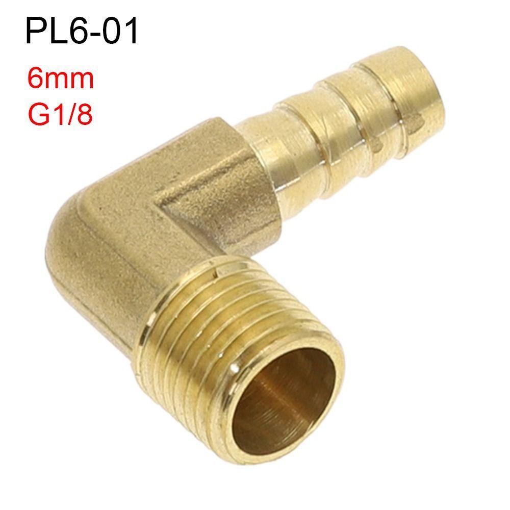 90 Degree Elbow PL Pipe Joint 1/8" 1/4" 3/8" 1/2" Coupler Connector Adapter Durable Hose Barb  Pipe